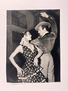 Jose Greco Photo Lola De Ronda Photo Original Black And White Press Promo 1956 Front
