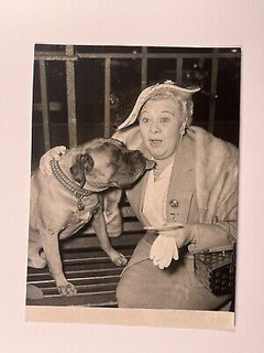 Sophie Tucker Photo Original Black And White Press Promotion August 7th 1952 Front