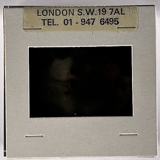 Rita Silhouette Photo Kerrang Ray Palmer Archive Transparency Circa 1990 Front