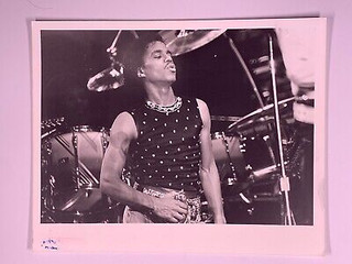 Marlon Jackson 5 Photo Original Black And White Press Promotion 1985