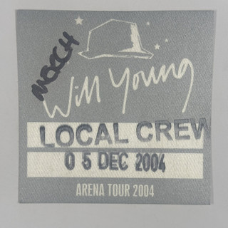 Will Young Local Crew Pass Original Friday's Child Arena Tour December 2004