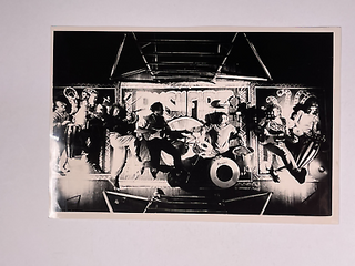 Bushfire Band Photo Original Black And White Press Promotion August 1991
