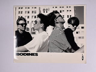 The Bodines Photo Original Black And White Press Promotion July 1987