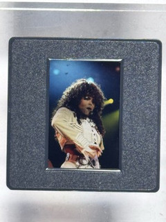 Janet Jackson Photograph Transparency Original 35mm Positive Slide Circa 1980s