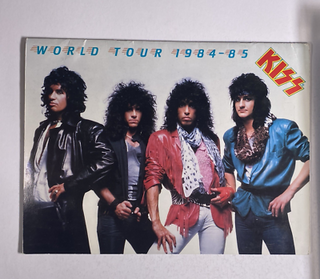 KISS World Tour Programme Original Concert Booklet Souvenir  1984-1985 Front