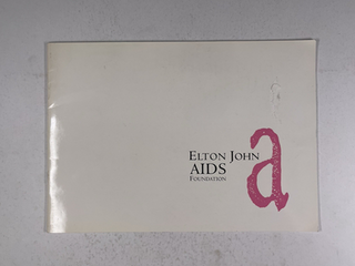 Elton John Aids Foundation Programme front