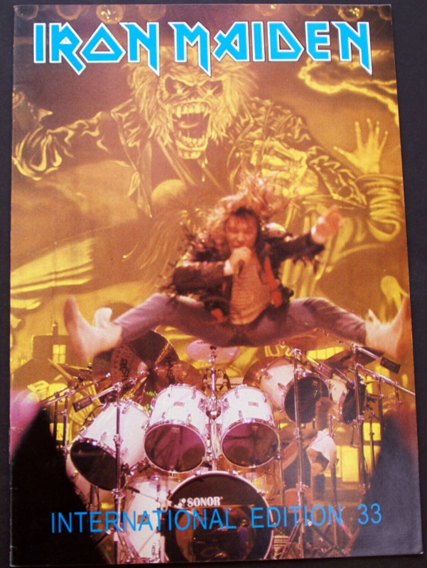 Iron Maiden Fan Club Magazine Number 33 1991 front