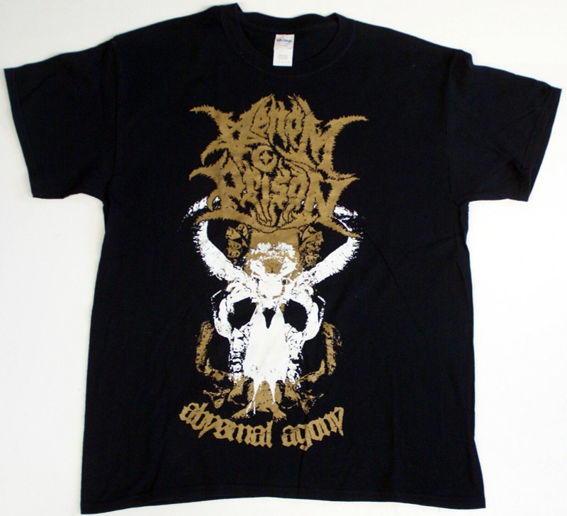 Venom Shirt Prison Official Vintage Abysmal Agony Promotion 2016 front