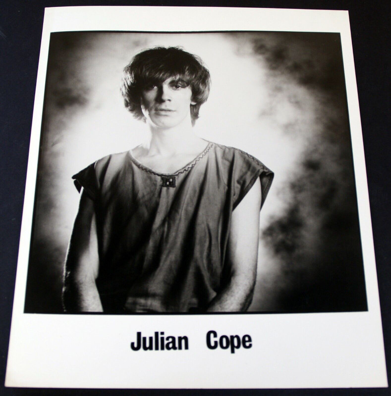 Teardrop Explodes Julian Cope Photograph Official Vintage Circa Early 80s Front