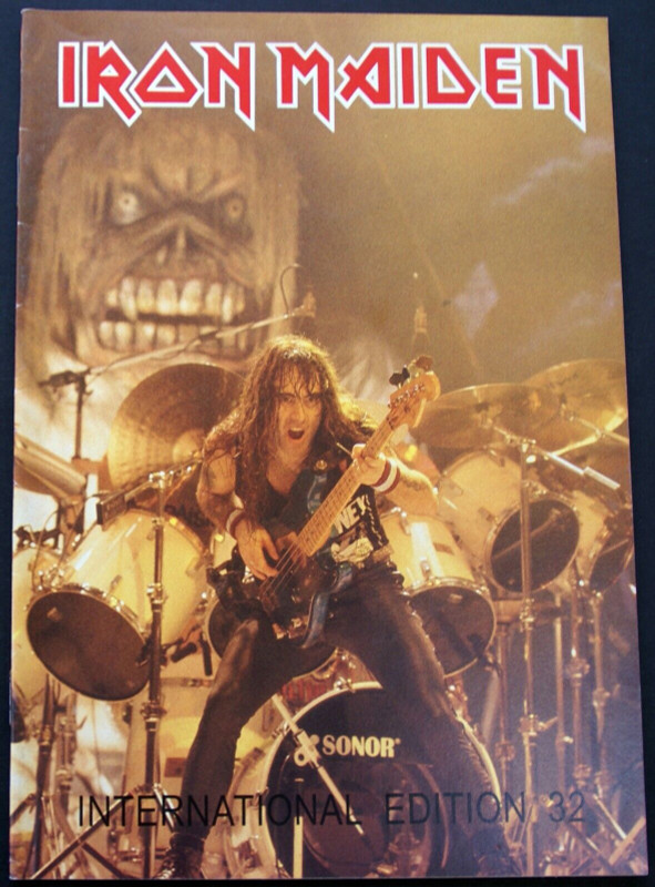 Iron Maiden Magazine Fan Club Official Vintage Number 32 1990 front