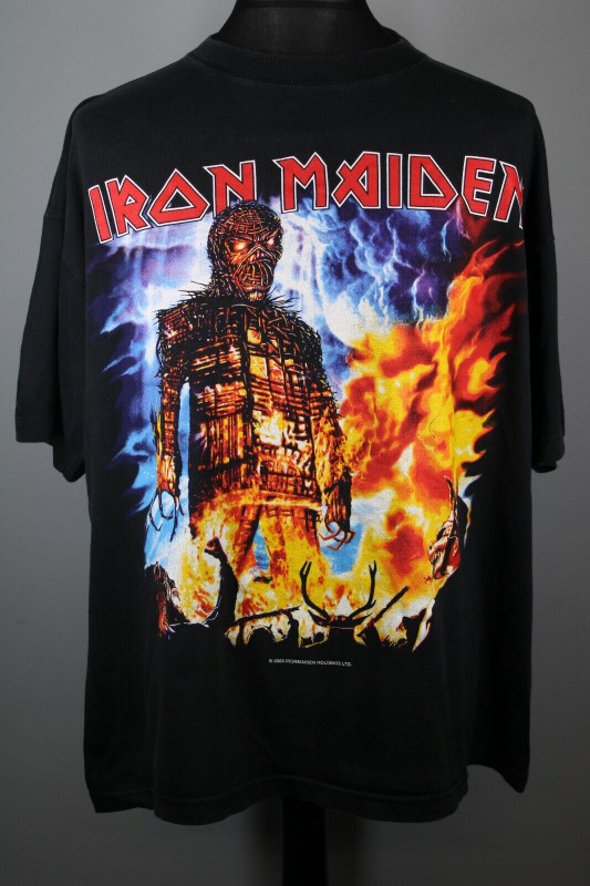Iron Maiden Shirt Official Metal 2000 European Tour 2000 front