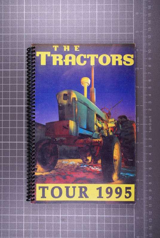 The Tractors Steve Ripley Itinerary Original Vintage 1995 Tour Front