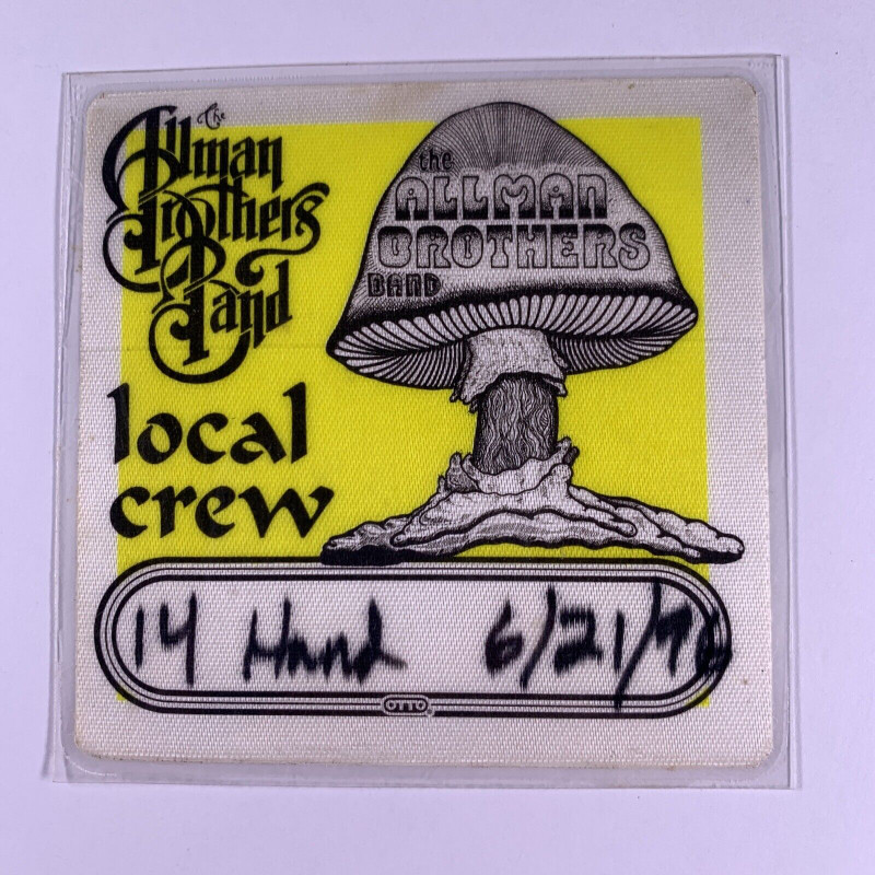 The Allman Brothers Band Pass Ticket Original Used Hartford USA 1996 front
