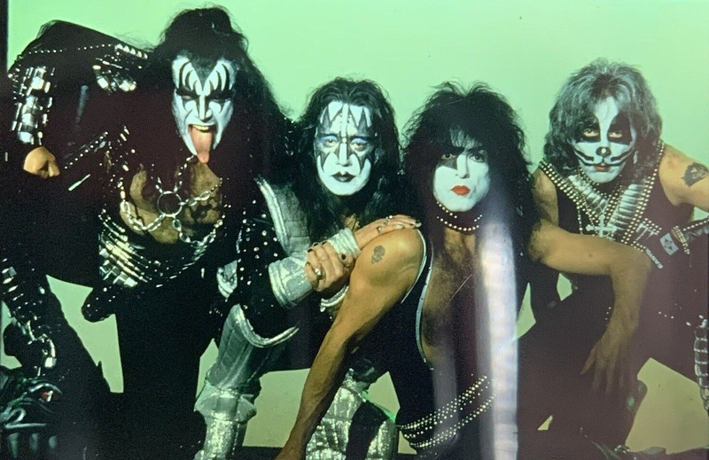 Kiss Transparency Positive Photographic Slide Original Promo Front Zoom