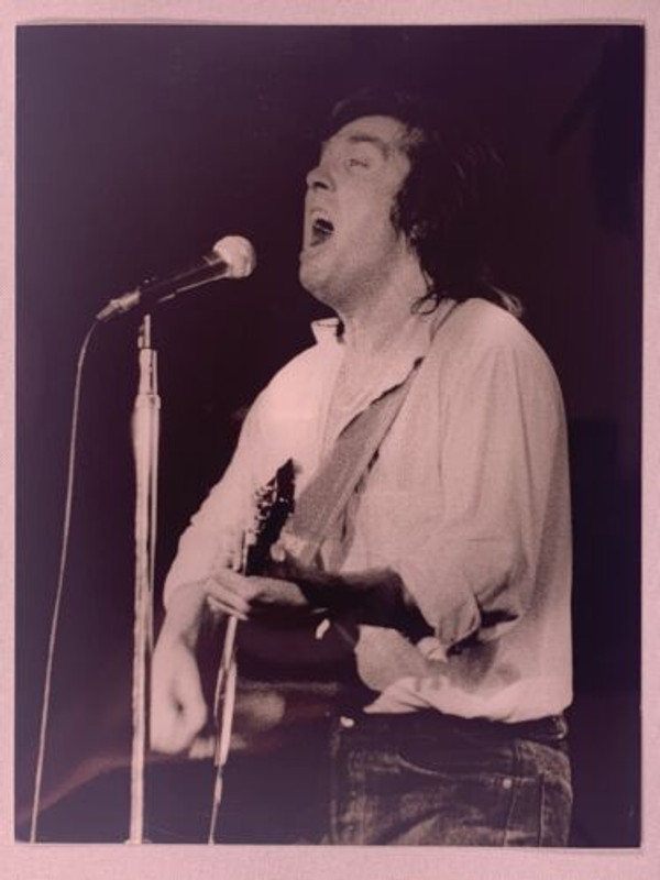 Dr Hook Dennis Locorriere Photo Vintage Black and White Promo Circa 1970s front