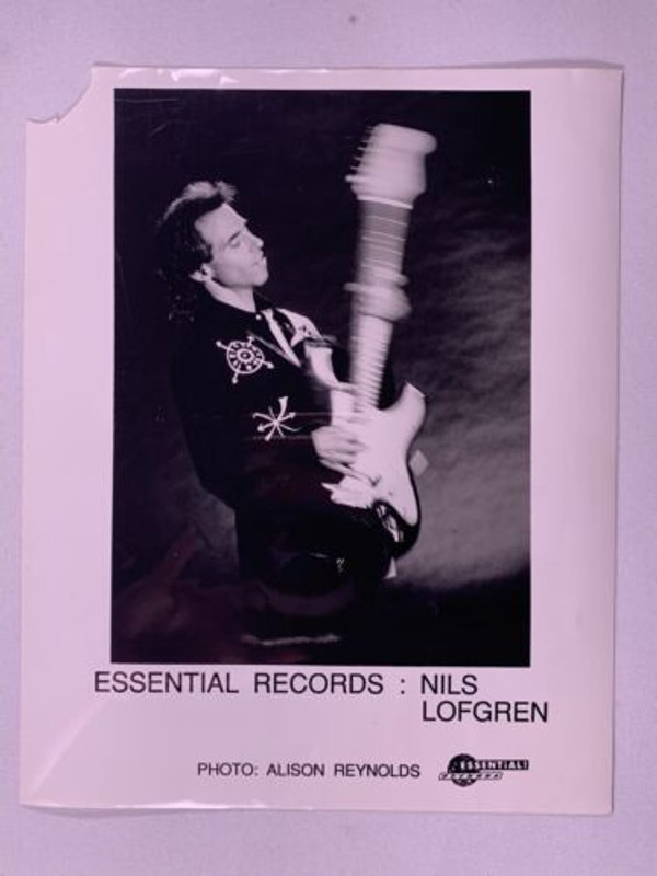 Nils Lofgren Photo Vintage Promo Official Essential Records July 1991 front