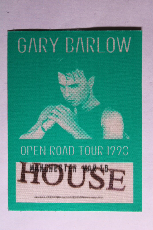 Take That Gary Barlow Pass Original Open Road Tour Manchester 1998 front