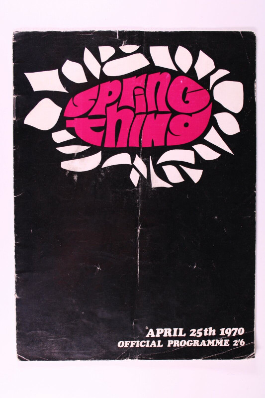 Colosseum, Fleetwood Mac, Christine Perfect Spring Thing Programme April 1970 Front