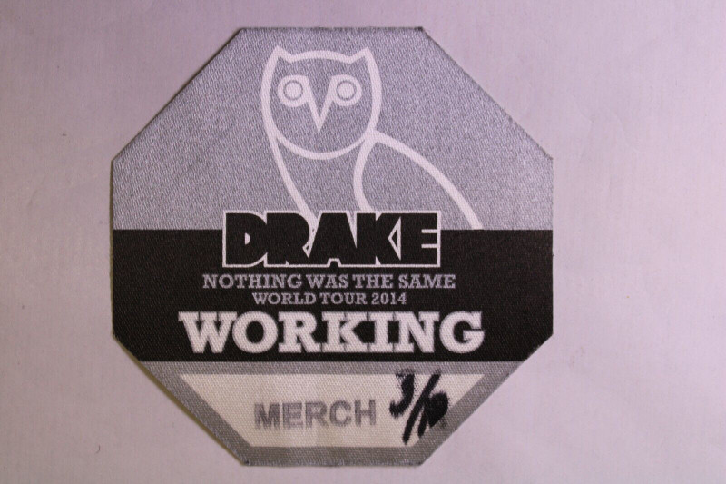 Drake Pass Nothing Was The Same World Tour 2014 front