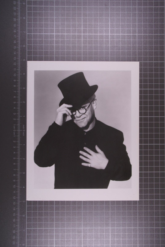 Elton John Rocket Man Photo Original Vintage Circa Late 1980s Front