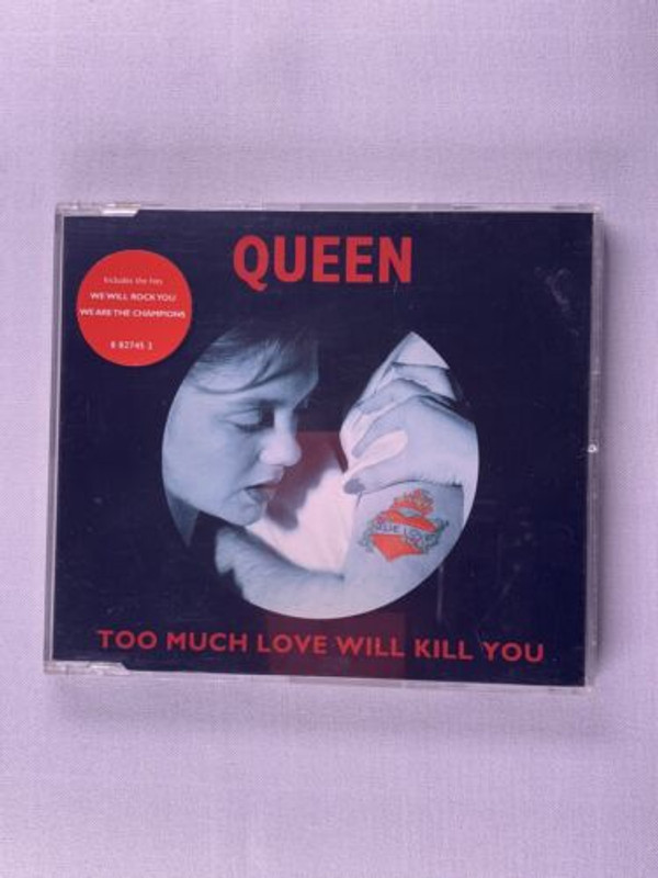 Queen Freddie Mercury CD Original Too Much Love Will Kill You CDQUEEN 23 1996 front