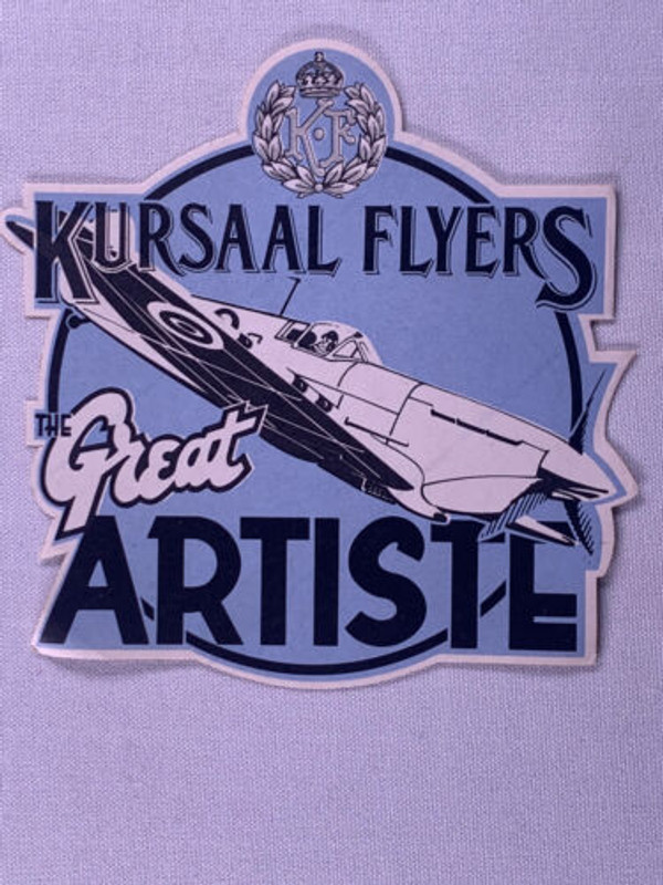 The Kursaal Flyers Sticker Original The Great Artiste Promo 1975 front