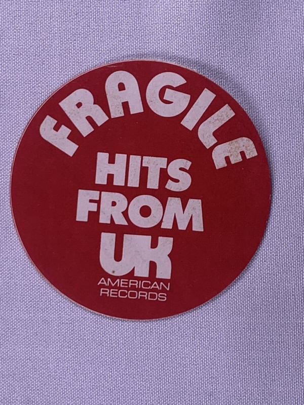 Funk Soul Sticker Original Hits From UK American Records Promo Circa Early 70's front