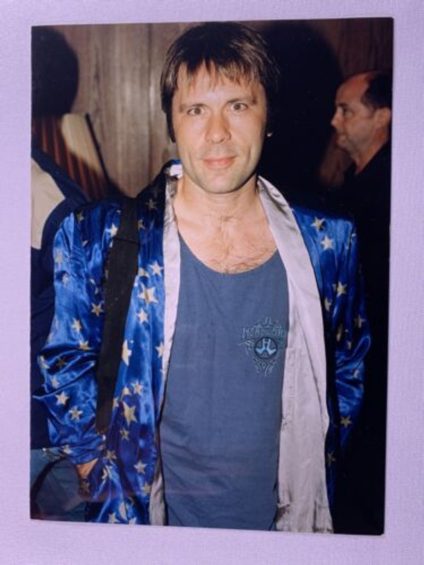 Iron Maiden Bruce Dickinson Photo Vintage Used Press Promo Kerrang Awards 1997 front