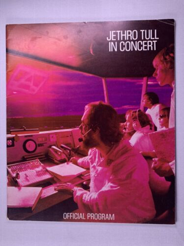 Jethro Tull Programme Original Vintage A World Tour In Concert Promotion 1980 front