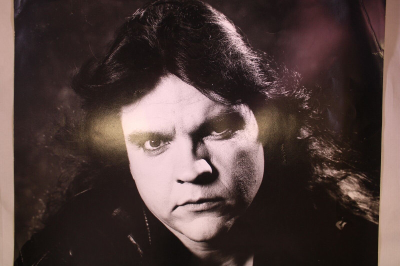 Meat Loaf Photo XL 50x40cm  Original Bogdan Zarkowski Design Photo Circa 1983 #2 Front