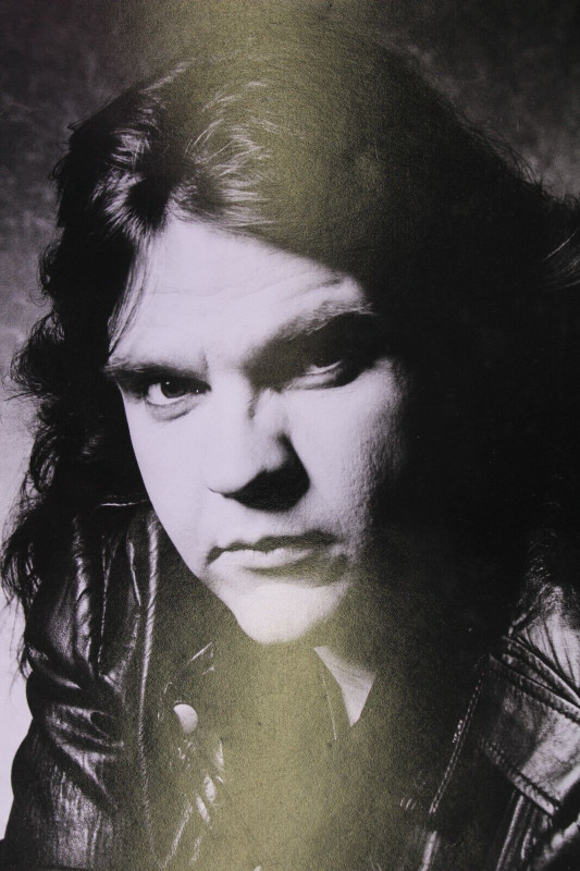 Meat Loaf Photo XL 50x40cm  Original Bogdan Zarkowski Design Photo Circa 1983 #5 Front