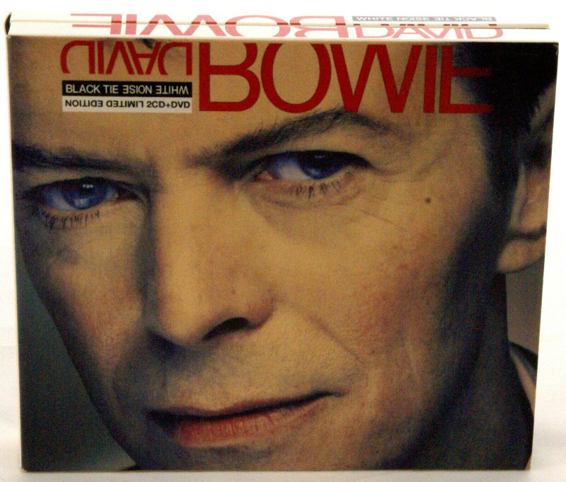 David Bowie 2CD + DVD Black Tie White Noise Limited Edition 2003 front zoomed