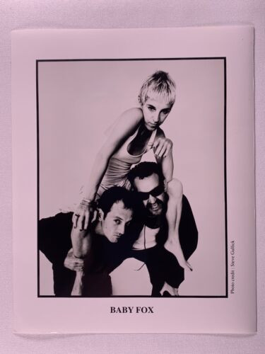 Baby Fox Photo Original Balck And White 10 x 8 Promo Circa 1990s #2 front