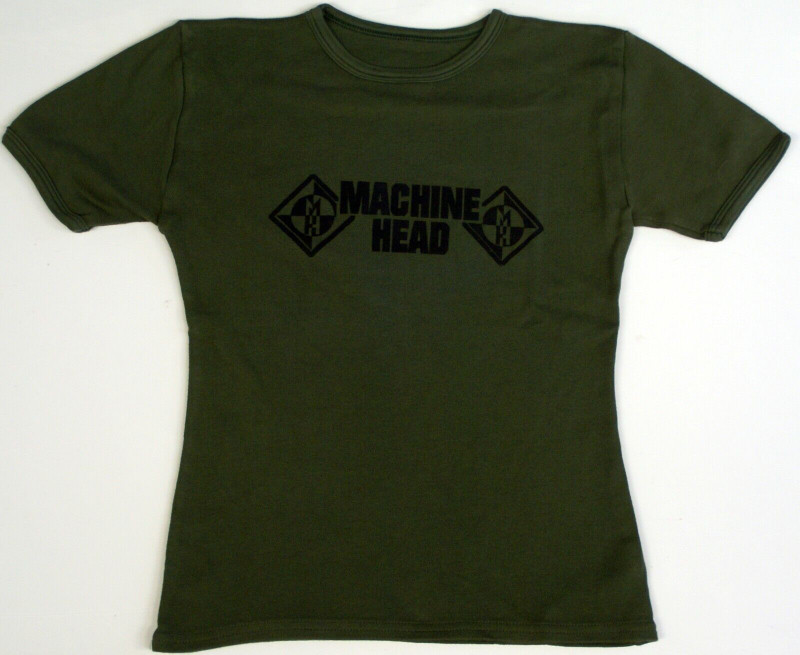 Machine Head Shirt Vintage Ladies Size 32 The More Things Change UK Tour 1997 front