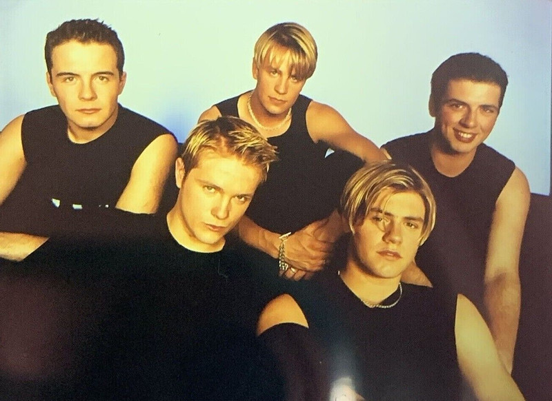 Westlife Transparency Positive Photographic Slide Original RCA Promo zoomed