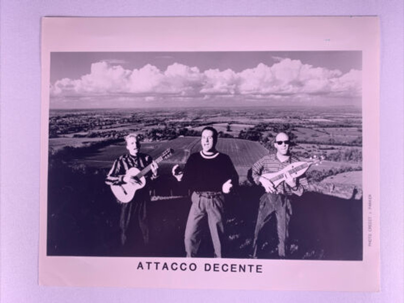 Attacco Decente Photo Original Promo 1988 front