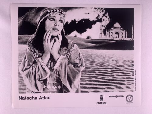 Natacha Atlas Photo Original Mantra Records Promo Circa 1990s front