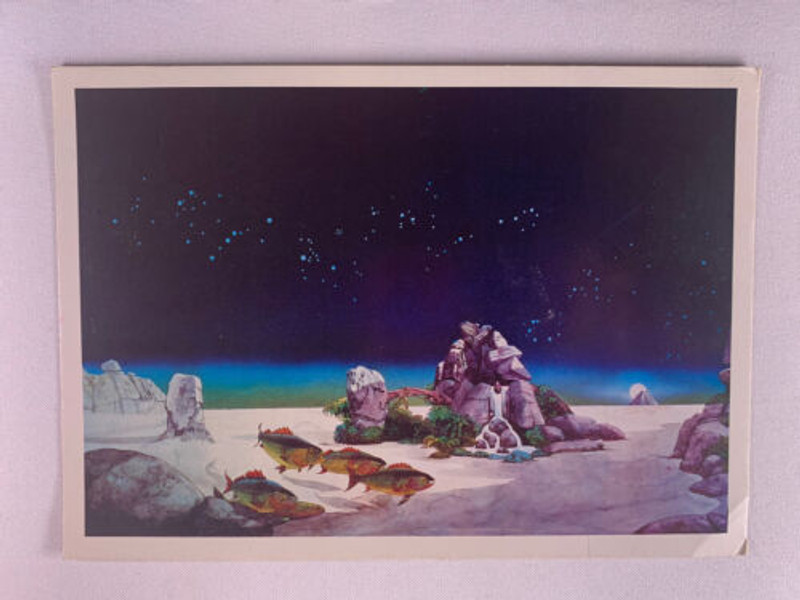 Yes Roger Dean Postcard Original 8 x 6 Tales From Topographic Oceans 1973 front