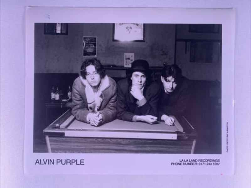 Alvin Purple Photo Original Promo 1995 front