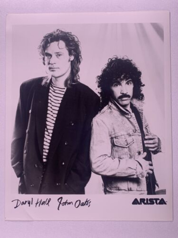 Daryl Hall And John Oates Hall And Oates Photo Original Arista Promo 1990 front