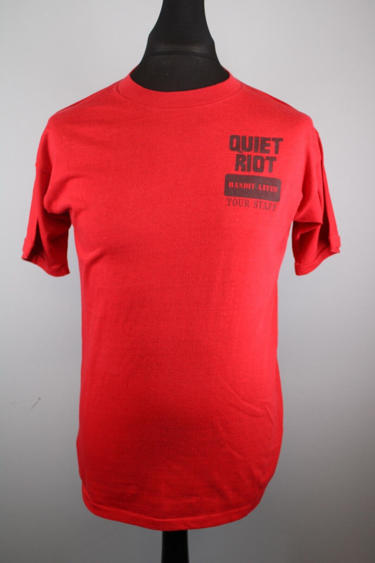 Quiet Riot Shirt Original Vintage Crew Conditional Critical 1985 front