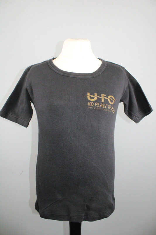 UFO Pete Way Schenker Shirt Original Vintage No Place To Run British Tour 1980 front