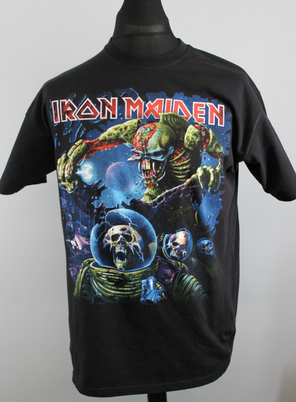 Iron Maiden Shirt Official Final Frontier World Tour Ireland 2010 front
