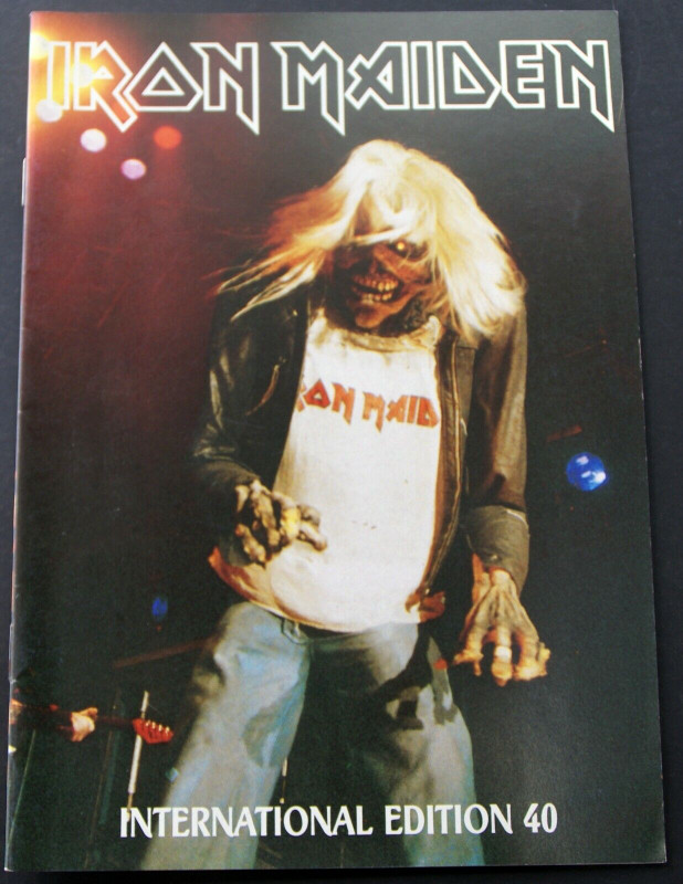 Iron Maiden Magazine Fan Club Original Vintage Issue 40 1993 front