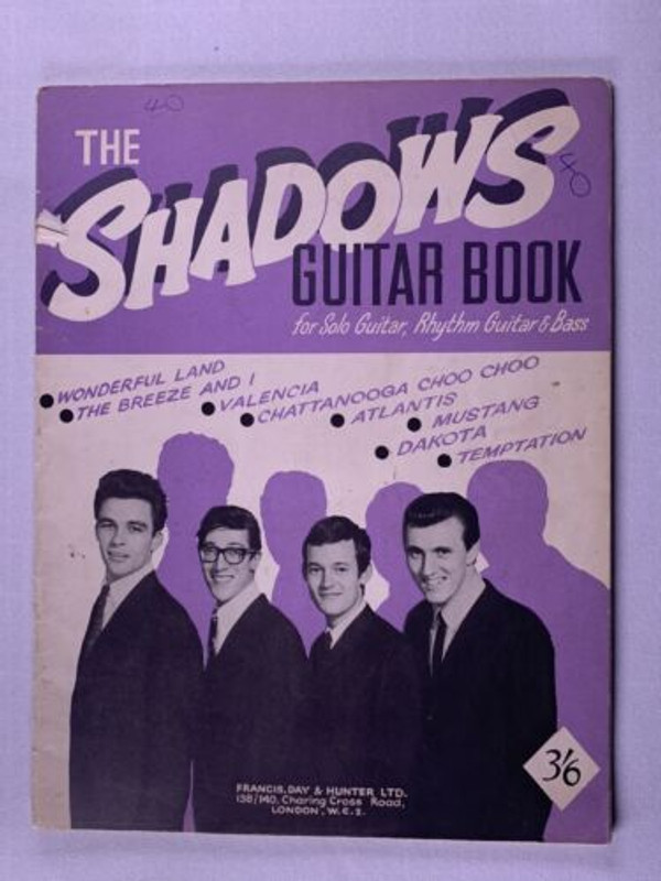 The Shadows Sheet Music Book Original Guitar Book 1964 front