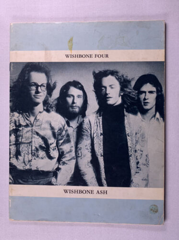 Wishbone Ash Sheet Music Book Original Wishbone Four 1973 front