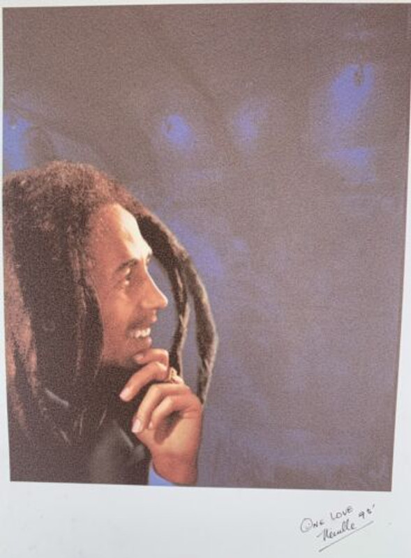 Bob Marley Artwork Print Signed by Artist Neville Garrick Natural Mystic 1995 main image