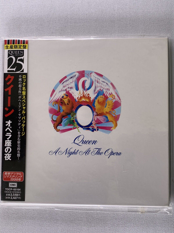 Queen Freddie Mercury CD Toshiba-EMI Japan 25th Anniversary Reissue ANATO 1998 front