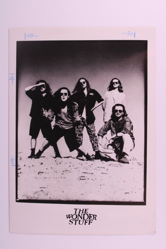 The Wonder Stuff Photo Original Promo Circa 1990 front
