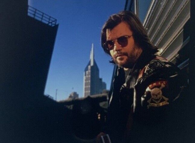 Steve Earle Photograph Transparency Positive Photographic Slide Original Promo zoomed